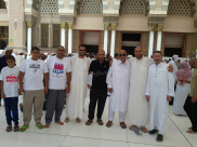 صور لمعتمري العشر الأواخر من رمضان من يافا أثناء تواجدهم في المدينة المنورة 